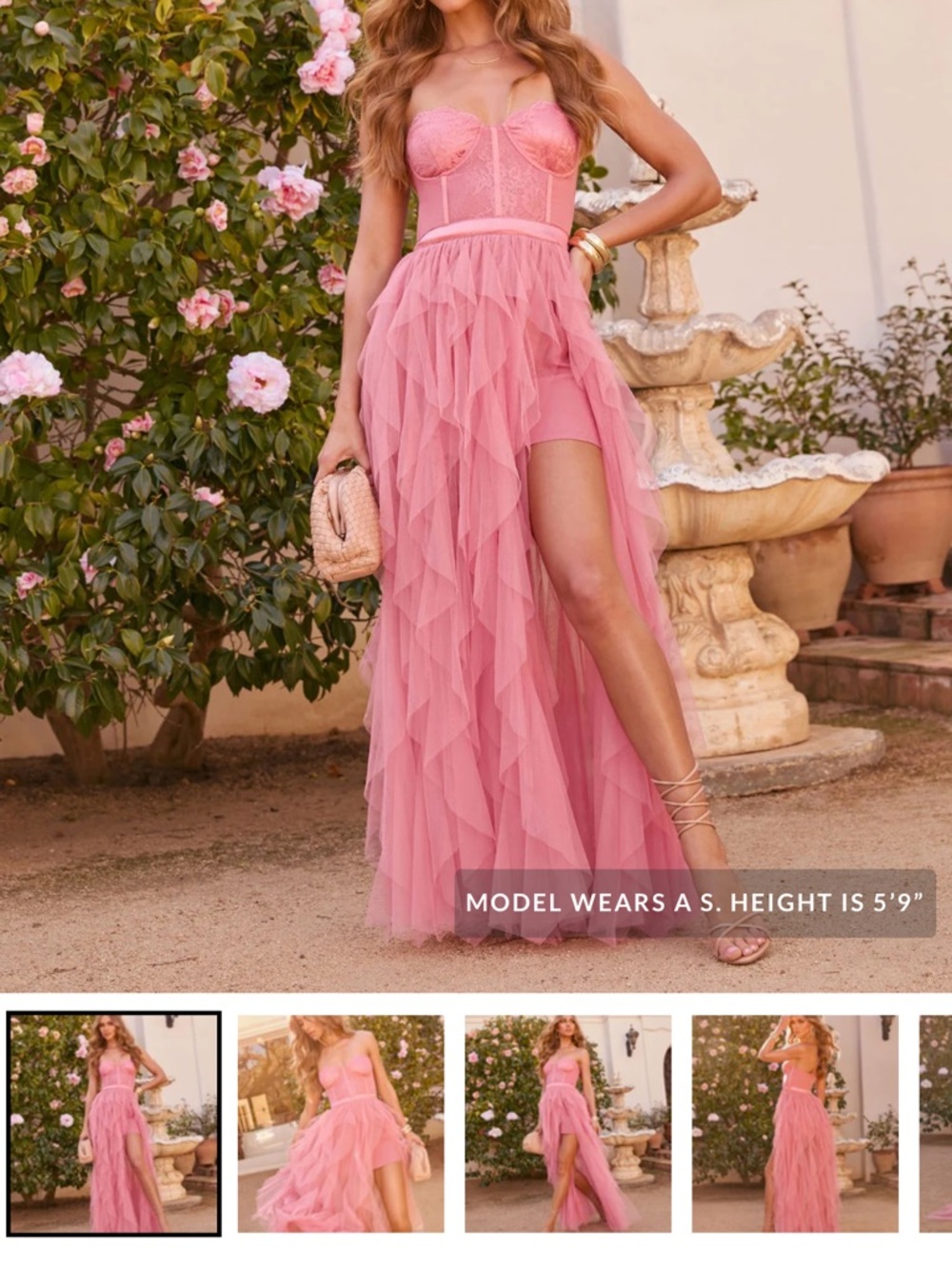 VICI Sidone Tulle Maxi Dress